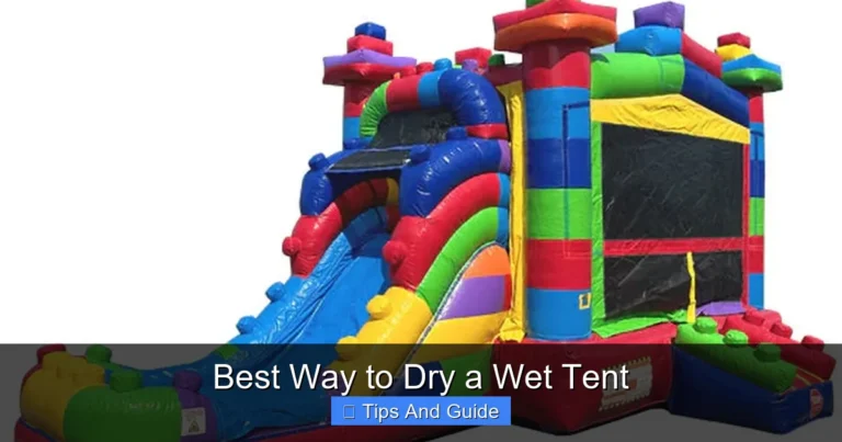 Best Way to Dry a Wet Tent