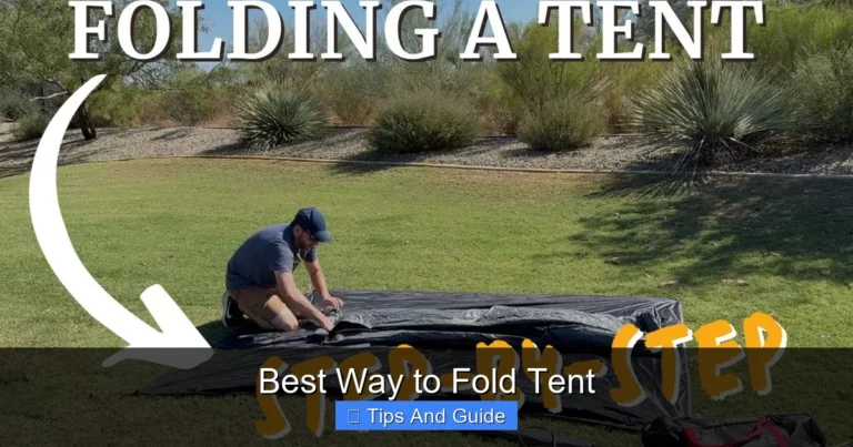 Best Way to Fold Tent