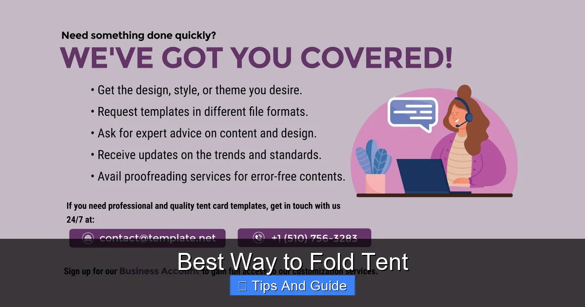 Best Way to Fold Tent