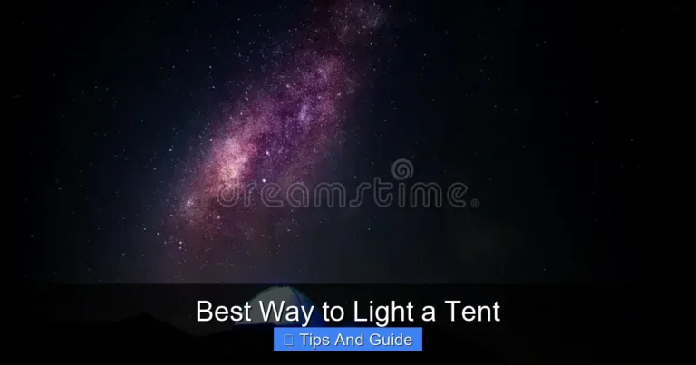 Best Way to Light a Tent