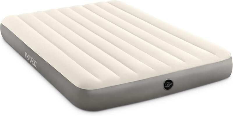 Intex 64103E Dura-Beam Queen Air Mattress, 10-Inch High, Fiber-Tech fo
