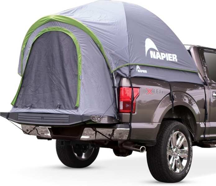 Napier Backroadz 2-Person Truck Tent, Easy 10-Minute Setup with Rainfl
