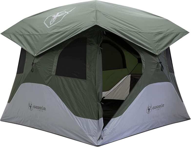 Gazelle Tents T4 Hub Tent: 90 Second Setup, Waterproof, UV Resistant, 