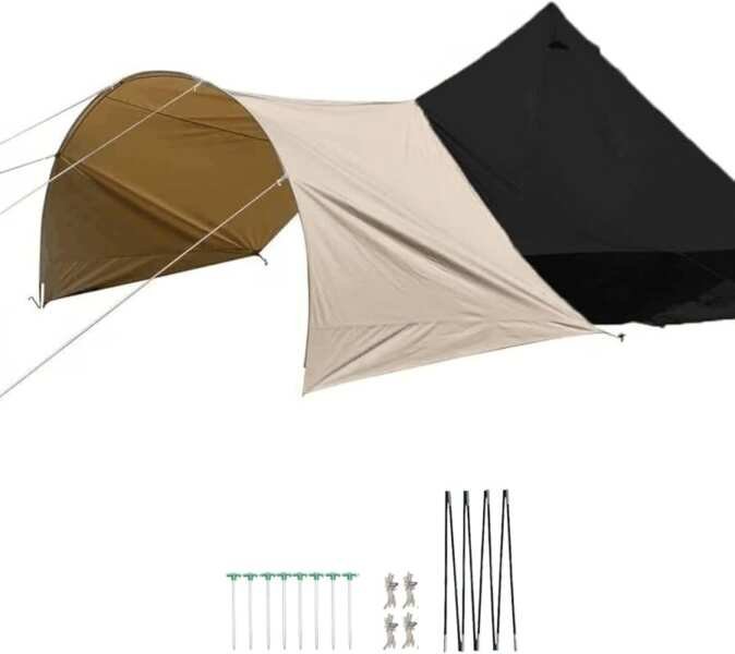 DANCHEL OUTDOOR 4-Season Waterproof Bell Tent Awning Canopy Cover