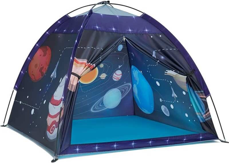 Space World Galaxy Dome Playhouse: Imaginative Popup Tent for Boys & G