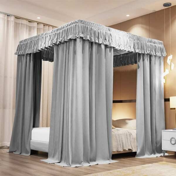 VETHIN Elastic Princess Bed Canopy Curtains Mosquito Net for Girls & A