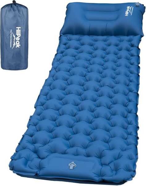 HiiPeak Ultralight Inflatable Camping Sleeping Pad with Built-in Pump 