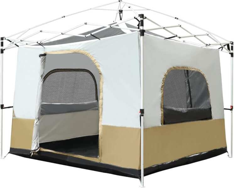 REDCAMP Inner Tent for Pop Up Canopy: Converts 10x10 or 10x20 Frame in
