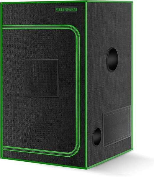 MELONFARM 2x2 Grow Tent (24x24x36): High Reflective 600D Diamond Mylar