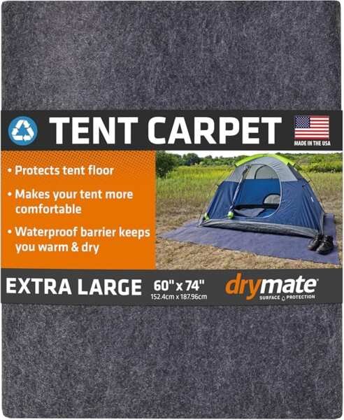Drymate Tent Carpet Mat, Waterproof Protective Liner Rug, Durable & Tr