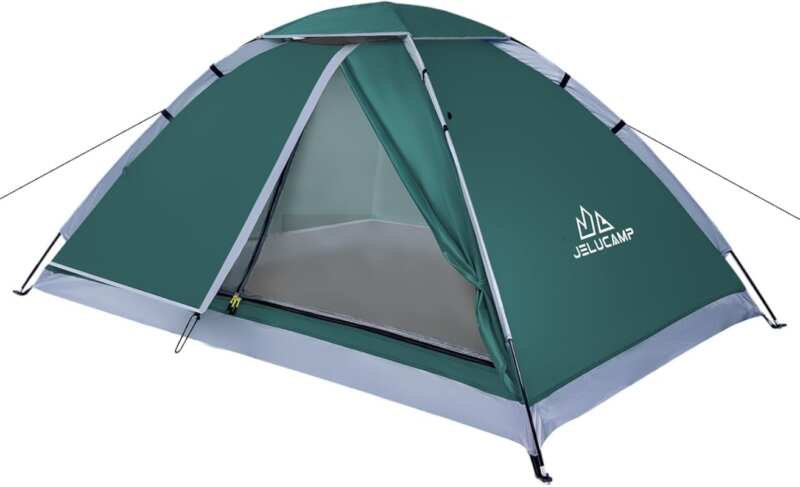 Lightweight 2-Person Dome Tent: Easy Setup, Portable, Waterproof Backp