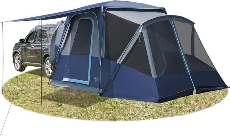 Timber Ridge 5-9 Person SUV Tent with Screen Porch and Awning
