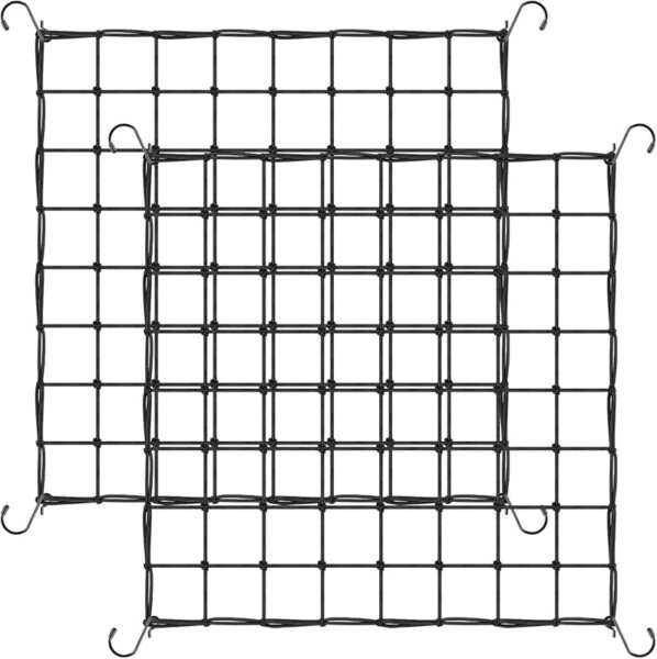 2 Pack Heavy-Duty Trellis Netting: 4x4 Scrog Net for Grow Tents with 8