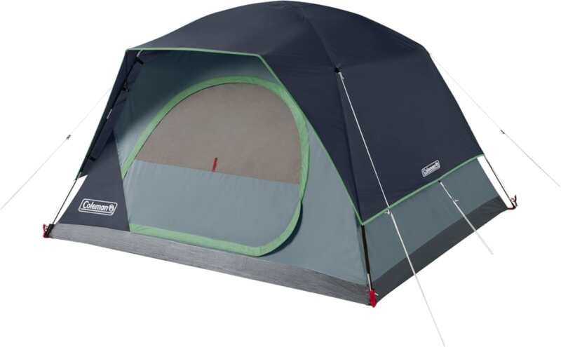 Coleman Skydome 2-8 Person Tent, 5-Minute Setup, Weatherproof with Rai