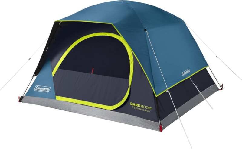 Coleman 4-10 Person Skydome Dark Room Tent: Blocks Sunlight, 5-Minute 