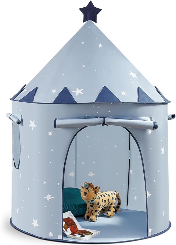 Tiny Land Pop-Up Toddler Tent, Cute & Portable Baby Tent for Indoor Fu