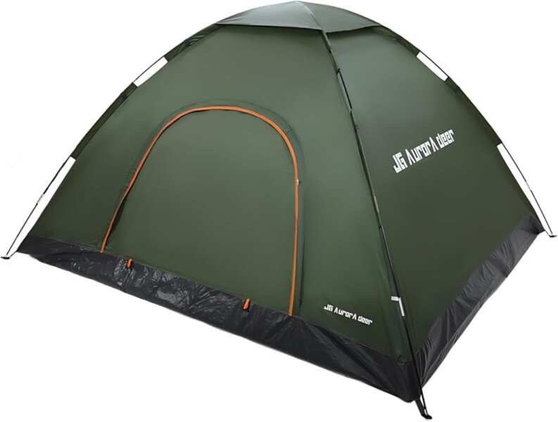 Lightweight Portable 1/2/3/4 Person Pop Up Camping Tent - Waterproof W