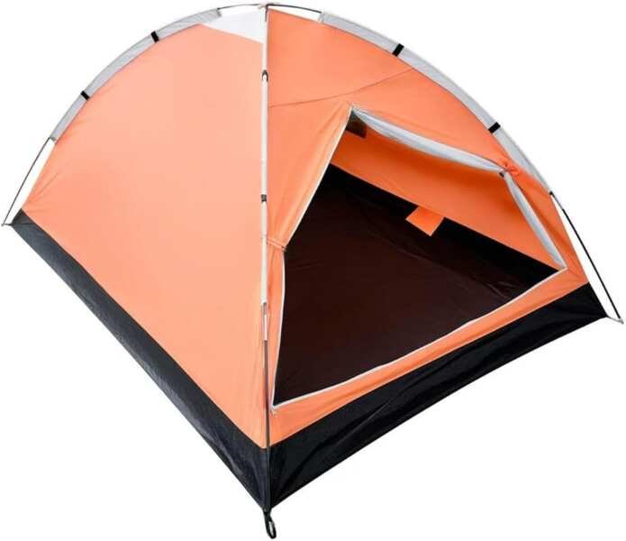 Lightweight Portable 1-Person Dome Tent for Backpacking: Waterproof an