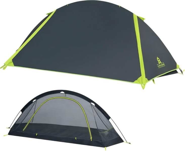 1 Person Waterproof Windproof Lightweight Backpacking Tent for Motorcy
