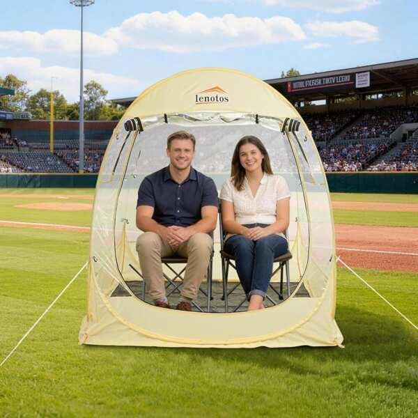 Pop Up Sports Tent: Instant Clear Bubble Tent with Removable Top All-W