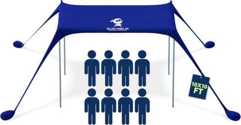 Sun Ninja Beach Tent Review: Easy UPF50+ Pop Up Sun Shelter