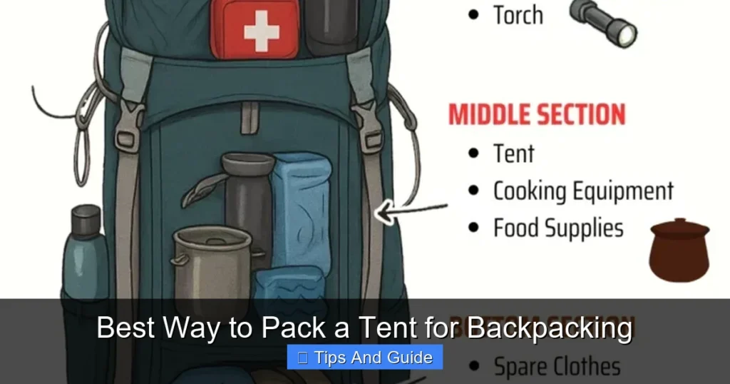 Best Way to Pack a Tent for Backpacking