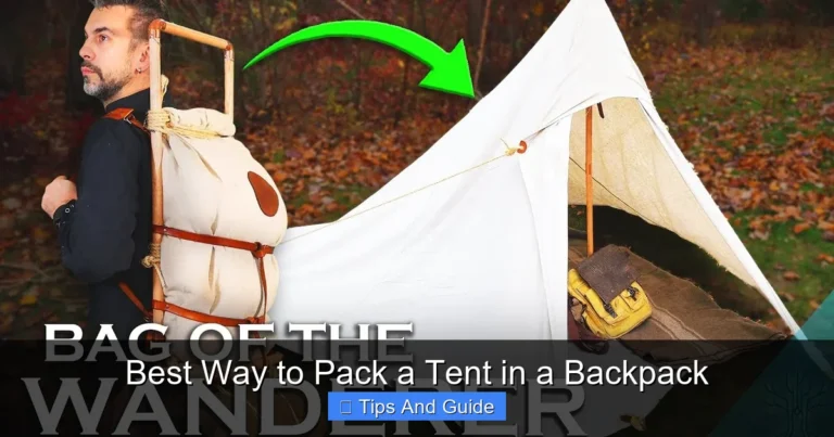 Best Way to Pack a Tent in a Backpack