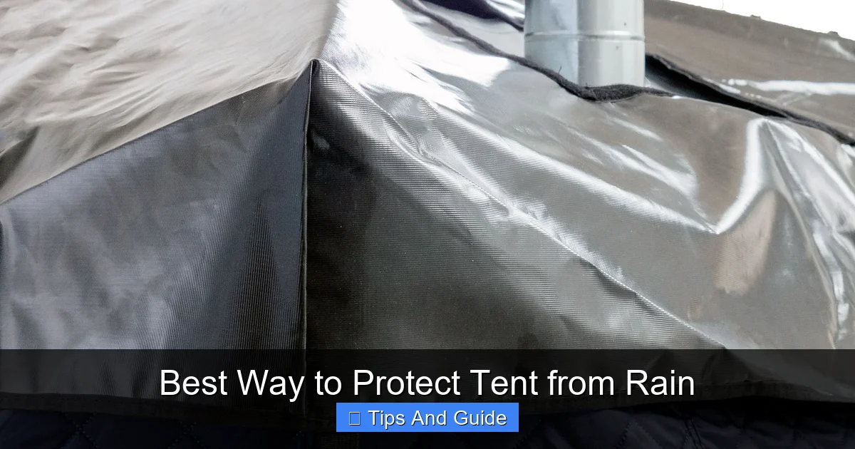Best Way to Protect Tent from Rain