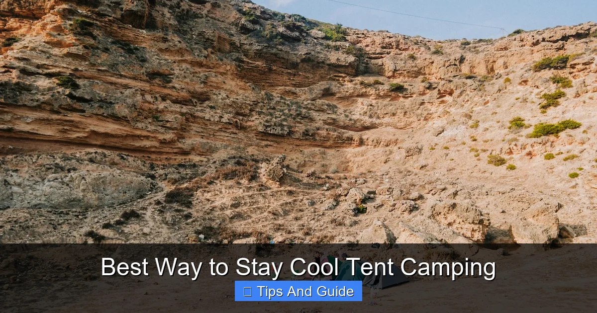 Best Way to Stay Cool Tent Camping