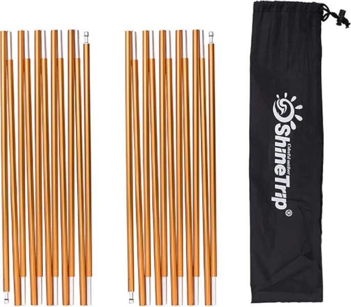 Azarxis Lightweight 7001 Aircraft-Grade Aluminum Tent Pole Repair Kit,