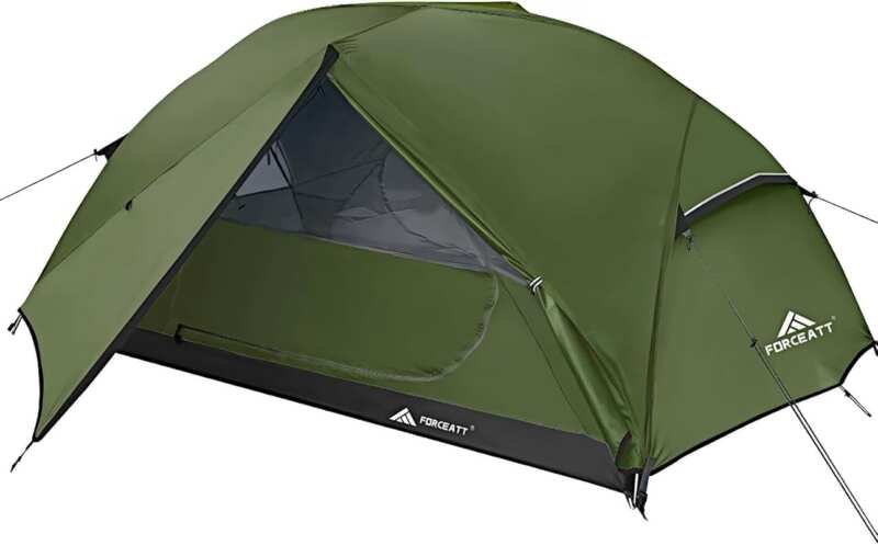 Forceatt 2-3 Person Waterproof & Windproof Camping Tent: 3-4 Season Li