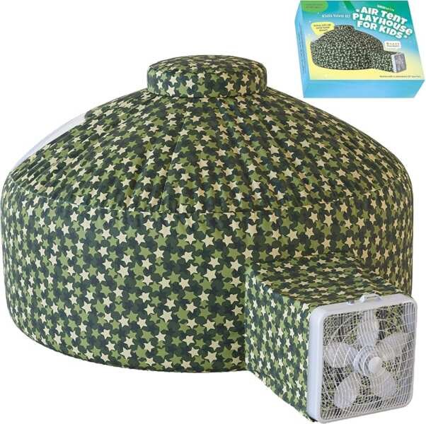 Skywin Air Tent (77”x50”) Builds in 30 Sec – Spacious Indoor Playhouse