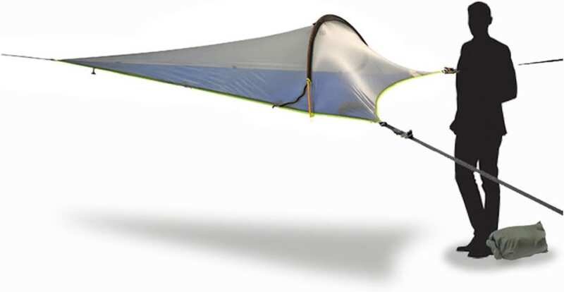 Solo Tree Tent Hammock with Anti-Roll System & Ratchet Straps – Portab
