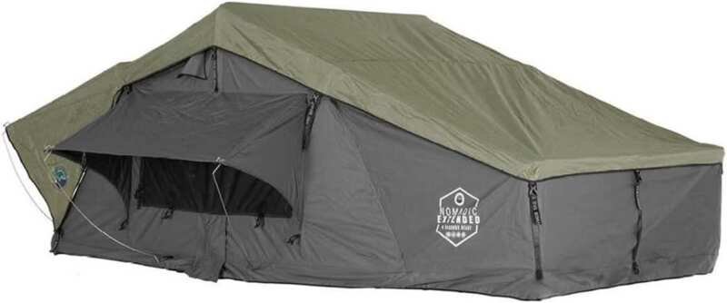Overland Vehicle Systems Nomadic 3 Extended Roof Top Tent Gray Body Gr