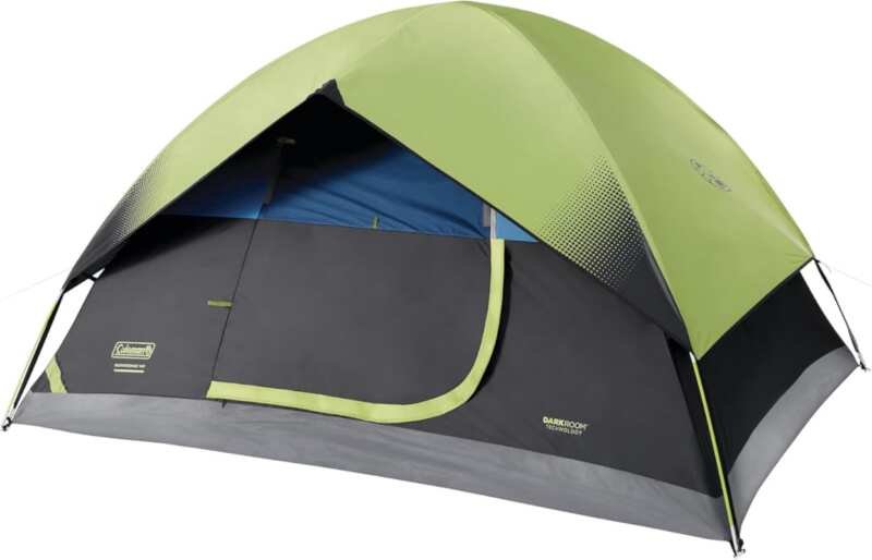 Coleman Sundome Dark Room Tent: 4-6 Person, Blocks 90% Sunlight, Weath