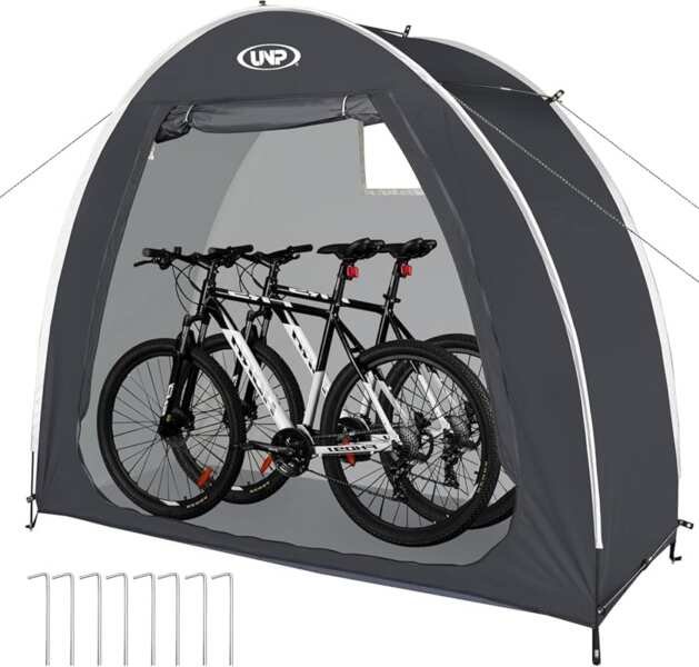 UNP Portable Bike Storage Tent with 210D Oxford Waterproof for 1-4 Bik