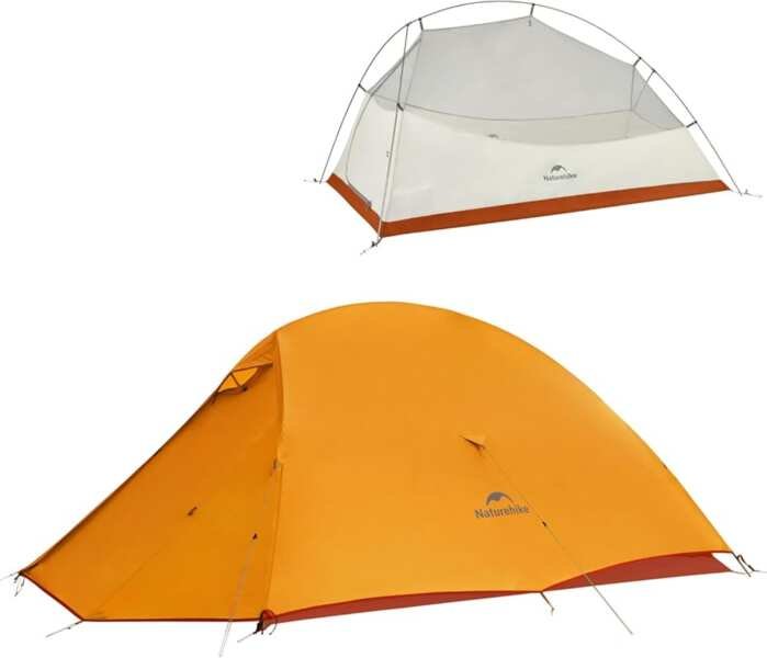 Naturehike Cloud-Up 2P Ultralight Freestanding Tent with Footprint for