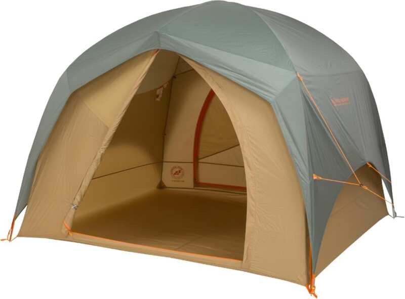Easy Set Up 3-Season Waterproof Base Camping Tent for Groups by Big Ag