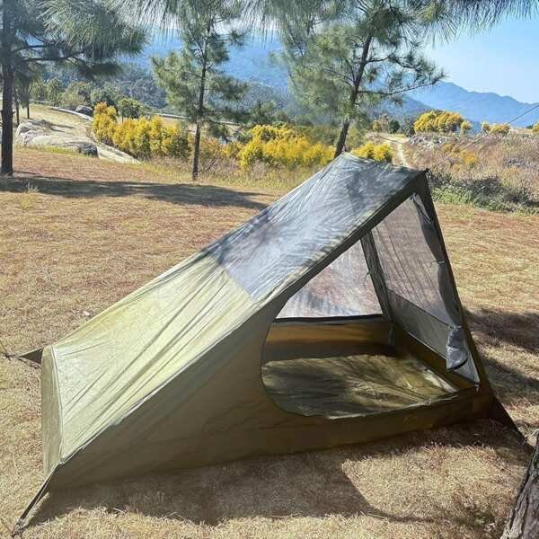 Airy Solo Mesh Inner Tent with Waterproof Bathtub Floor, 2 Openings fo
