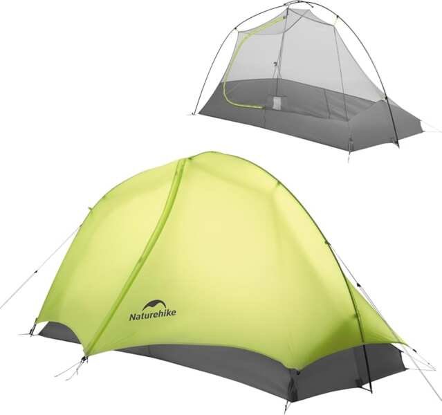 Naturehike Star Trail Ultralight Backpacking Tent, 2.3lb One Person Te