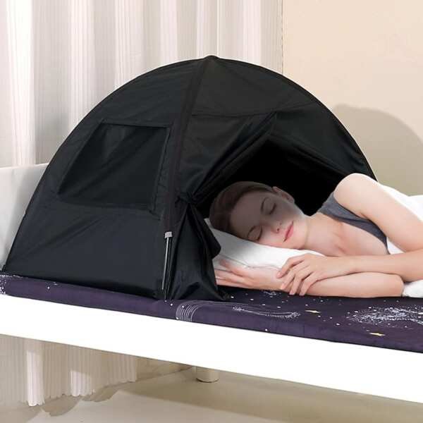 Light-Blocking Sleep Tent for Naps & Night Shifts – Portable Blackout 