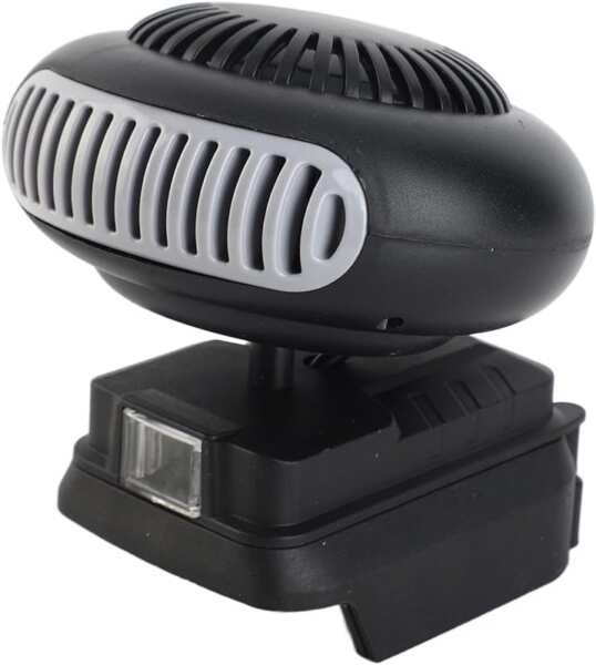 GOWENIC 18V Battery Powered Heater 170W 2 Gears Small Space Heater Com
