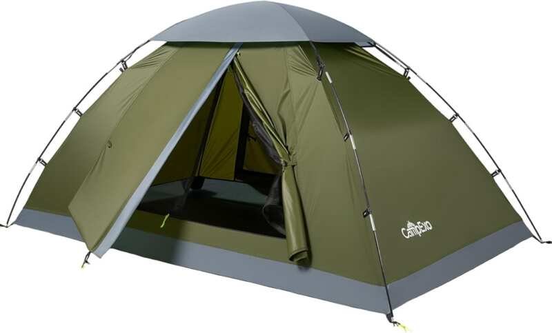 Lightweight Waterproof Backpacking Tent: 1-2 Person, 5-Minute Setup, I