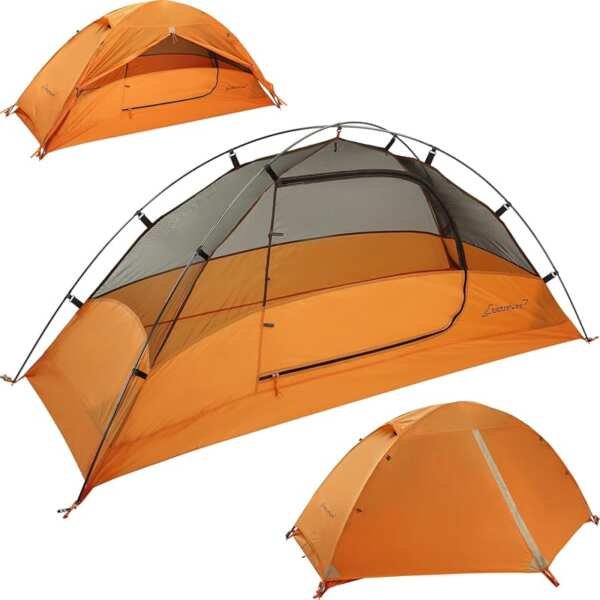 Clostnature Ultralight Tent: 1-4 Person Waterproof Camping Tent, Easy 