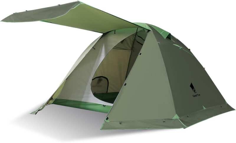 GEERTOP 4 Person 4 Season Waterproof Double Layer Easy Set Up Family C