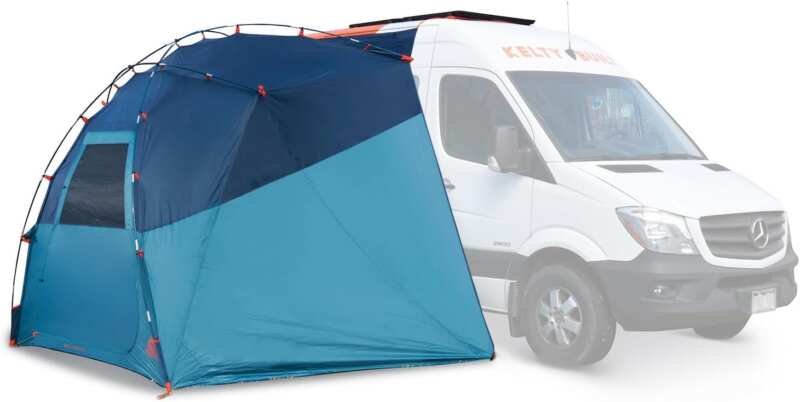 Kelty Highroads Overlanding Shelter: Universal Car Camping Tent with Zippered Entry