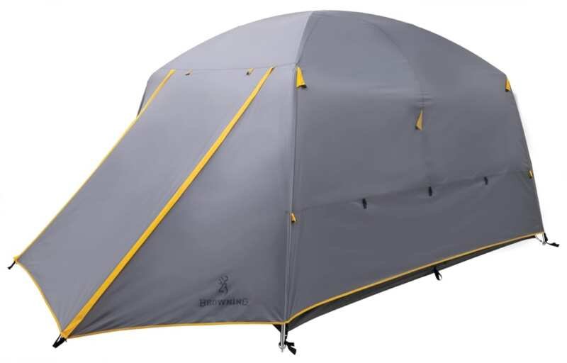 Browning Glacier 4-Person Free-Standing Cabin Tent with Full Coverage