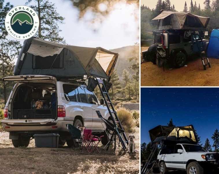 Overland Vehicle Systems Bushveld II Hard Shell Clam Shell Roof Top Te