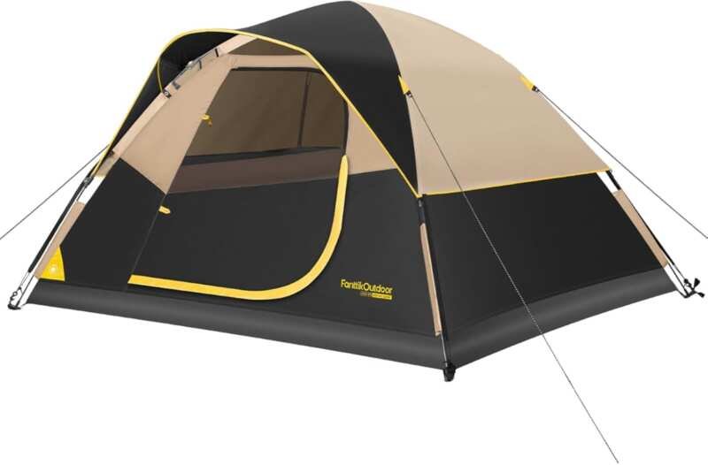 FanttikOutdoor Zeta C4 Instant Dome Tent – 60s Setup, Waterproof with