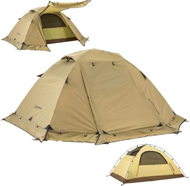 BISINNA 4 Season Lightweight Backpacking Winter Tent 2P Waterproof Dou
